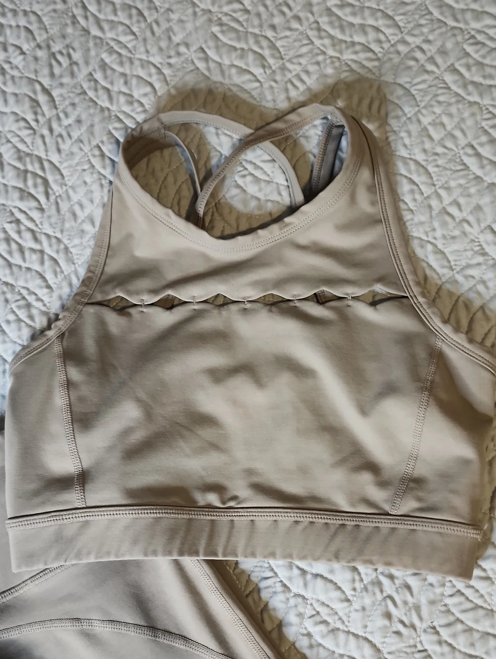 Mono B Medium 2 Piece Athletic Wear Bra Pants - Picture 2 of 7
